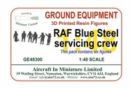  AIM - Ground Equipment  1/48 RAF Blue Steel servicing crew (six figures in protective clothing) GE48300