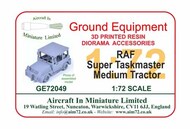  AIM - Ground Equipment  1/72 RAF Super Taskmaster tractor GE72049
