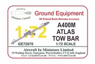  AIM - Ground Equipment  1/72 A400M Atlas Tow Bar* GE72070