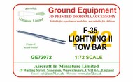  AIM - Ground Equipment  1/72 Lockheed-Martin F-35A Lightning II (JSF) Tow Bar* GE72072