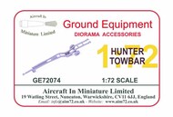  AIM - Ground Equipment  1/72 Hunter Tow Bar GE72074