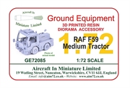  AIM - Ground Equipment  1/72 F-59 tractor (current RAF medium tractor)* GE72085