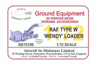  AIM - Ground Equipment  1/72 RAF Type W 'Wendy' Loader* GE72100