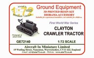  AIM - Ground Equipment  1/72 Clayton Crawler tractor - RFC circa 1917 - 3d-printed GE72140