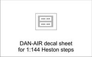  AIM - Ground Equipment Decals  1/144 Dan-Air decal sheet for 1:144 Heston steps.  http://www.aim72.co.uk/page96.htm* GED144010D