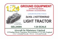  AIM - Ground Equipment  1/24 Kettenkrad tractor (Sd Kfz. 2) - Luftwaffe Half-track Tractor - WWII 3d-printed GEL24004