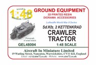  AIM - Ground Equipment  1/48 Kettenkrad Sd Kfz. 2 - Luftwaffe Half-track Tractor - WWII 3d-printed GEL48004