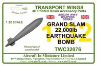  AIM - Transport Wings  1/32 Grand Slam bomb TWC32076