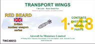  AIM - Transport Wings  1/48 Red Beard - British nuclear weapon series TWC48053