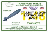  AIM - Transport Wings  1/48 Tallboy bomb TWC48075