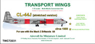  AIM - Transport Wings  1/72 TWC72031 - CL-44J (stretched version) conversion set TWC72031