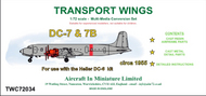  AIM - Transport Wings  1/72 Douglas DC-7 & DC-7B conversion set TWC72034