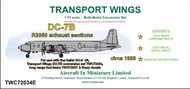  AIM - Transport Wings  1/72 Douglas DC-7B R3350 exhaust section TWC72034E