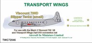  AIM - Transport Wings  1/72 Vickers Viscount 700D Slipper Tanks (small) TWC72046