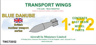  AIM - Transport Wings  1/72 Blue Danube - British nuclear weapon series TWC72052
