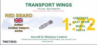  AIM - Transport Wings  1/72 Red Beard - British nuclear weapon series TWC72053