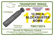 12,000 lb blockbuster bomb #TWC72074