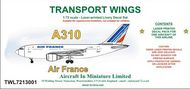  AIM - Transport Wings  1/72 Airbus A310 decal set - Air France.  http://www.aim72.co.uk/page112.html TWL7213001