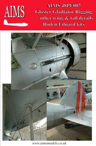 Gloster Gladiator Rigging + Wing / Tail details (designed to be used with Eduard and Roden kits) #AIMPE48007