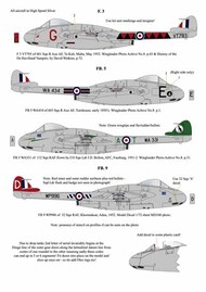 de Havilland Vampire F.3, FB.5 & FB.9 Collection' #AIMS32D036