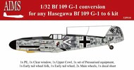 Aims  1/32 Messerschmitt Bf.109G-1 conversion AIMS32P010
