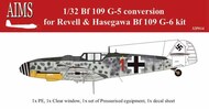  Aims  1/32 Messerschmitt Bf.109G-5 conversion AIMS32P014