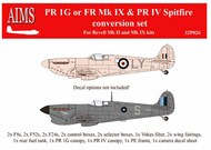  Aims  1/32 PR.1G (or FR IX) & PR.IV Spitfire conversion set AIMS32P026