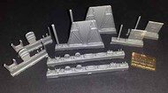  Aims  1/32 Luftwaffe airfield set - 2x Type C Trestle and 2x Wheel Chocks AIMS32P031