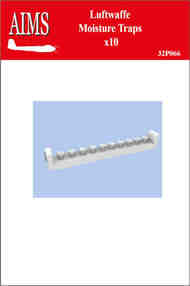Luftwaffe Moisture Traps x10 - for any high altitude Luftwaffe subject like the Bf.109G-1 / 3 / 5 AIMS32P066