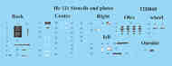  Aims  1/35 Heinkel He.111H-6 Stencils and Plates AIMS35D001