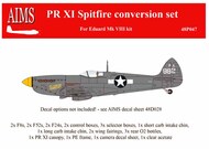  Aims  1/48 Supermarine Spitfire PR.XI for the Eduard Mk.VIII kit AIMS48P047