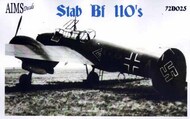  Aims  1/72 'Stab Messerschmitt Bf.110's' AIMS72D025