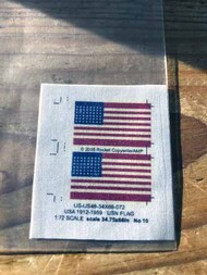  AMP Rokket  1/72 USN Flag 1212-1959 34.75 x 66 inches FLAG16