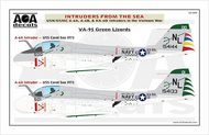  AOA Decals  1/32 INTRUDERS FROM THE SEAUSN/USMC Grumman A-6A, A-6B, & KA-6D Intruders in the Vietnam War. OUT OF STOCK IN US, HIGHER PRICED SOURCED IN EUROPE AOA32009