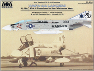  AOA Decals  1/32 USMC F-4J Phantom II in the Vietnam War - VMFA-212 Lancers AOA32034