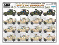  AOA Decals  1/35 M-ATVs #1: M1240/M1277 US Air Force AOA35010