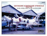 Douglas Skyhawk Airframe Stencils (Hi-Viz) - A-4A/A-$B/A-4C/A-4E/A-4F/A-4L/A-4M OUT OF STOCK IN US, HIGHER PRICED SOURCED IN EUROPE #AOA48004