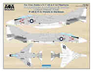 F-4B F-4J Phantom Panels & Markings (Airframe Data Depot - Stencil Type) AOA72016