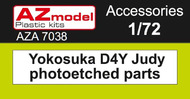 Yokosuka D4Y Judy etched parts #AZA7038