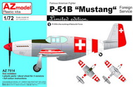  AZ Model  1/72 P-51B Mustang Foreign Service AZM75014