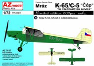  AZ Model  1/72 Mraz K-65/C-5 'In Czechoslovak Service' (ex Heller and SMER) AZM76037