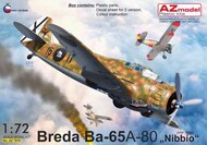  AZ Model  1/72 Breda Ba-65A.80 Nibbio (Over Spain) - Pre-Order Item AZM7876