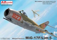  AZ Model  1/72 Mikoyan MiG-17F/Lim-5 Fighter (Polish, Egyptian, North Vietnam, Cambodia AF) AZM7878