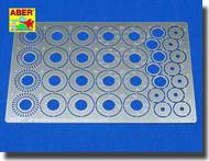  Aber Accessories  1/24 Standard slotted discs brakes dia. 13mm ABR24023