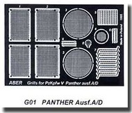  Aber Accessories  1/35 Panther A/D Grill Set ABR35G01