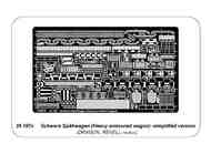 Schwere Spahwagen (Heavy armoured wagon) -simplified version Details #ABR35107X