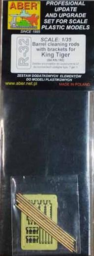  Aber Accessories  1/35 BARREL CLEANING RODS KING TIGER ABRR32