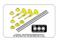  Aber Accessories  1/35 Set of radio aerials R-113 for Soviet Tanks like: T-54; T-55 and other AFV ABRR43