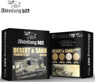  Abteilung 502  NoScale Desert & Sand Pigment Set (4 Colors) 20ml Bottles ABT409