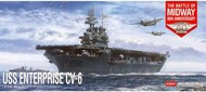  Academy  1/700 USS Enterprise CV6 Aircraft Carrier Battle of Midway ACY14409